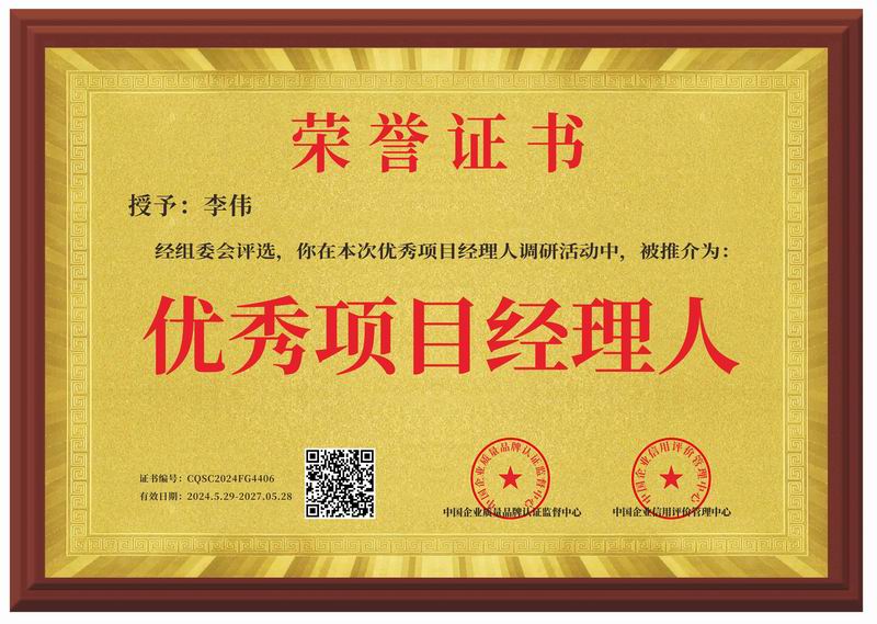 優(yōu) 秀項目經理人